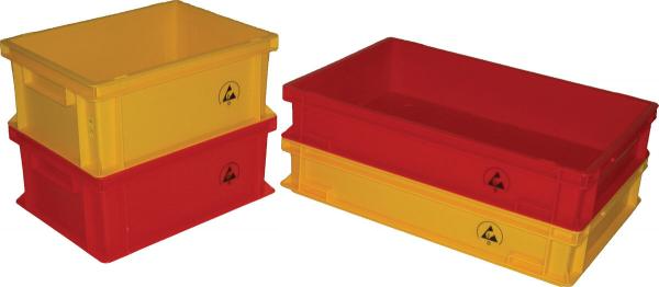 NEWBOX Euro přepravka IDP - 400 x 300 x 120, červená