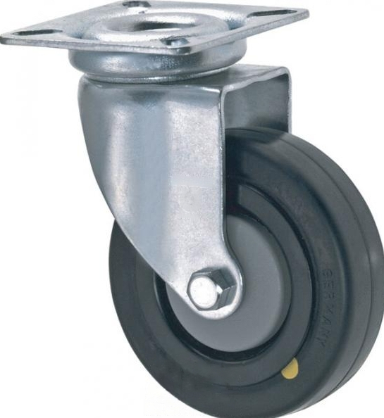 Kolo pro těžká ESD zařízení s montážní deskou - 125mm, nosnost 110 kg