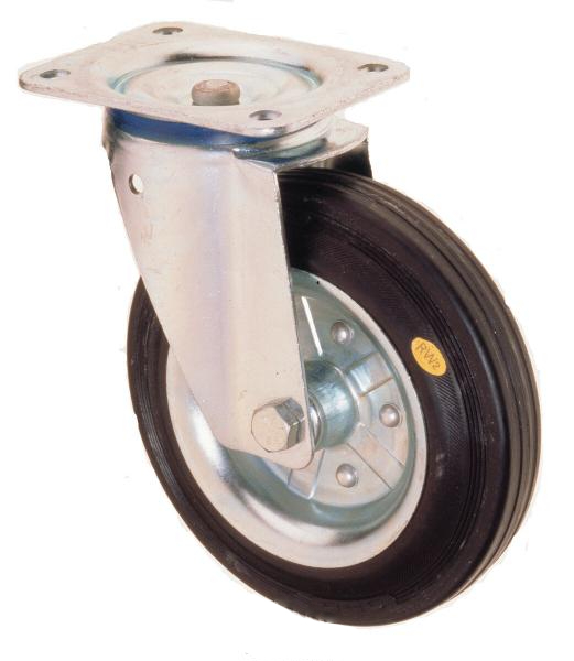 ESD otočné kolo 160mm s montážní deskou - nosnost 135 kg