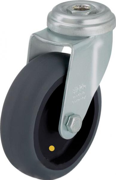Kolo pro ESD zařízení s otvorem - 75mm, nosnost 75 kg
