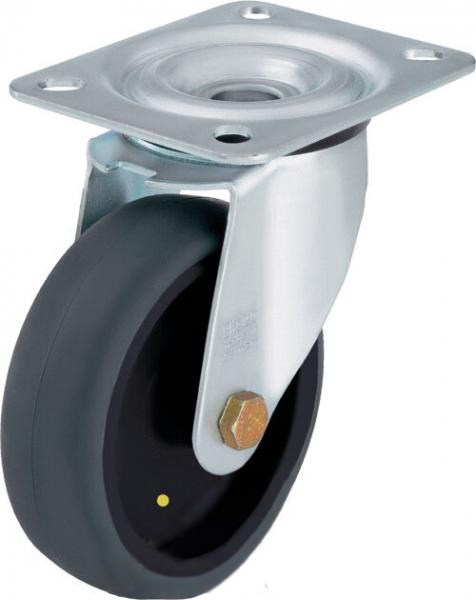 Kolo pro ESD zařízení s montážní deskou - 75mm, nosnost 75 kg