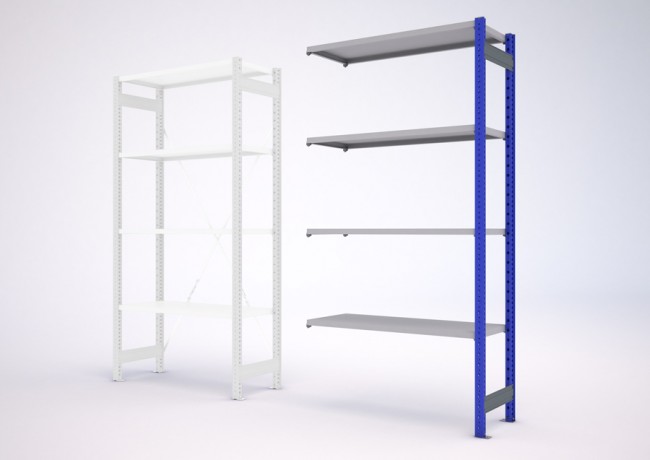 ESD policový regál 2000/1230/320mm - přídavné pole