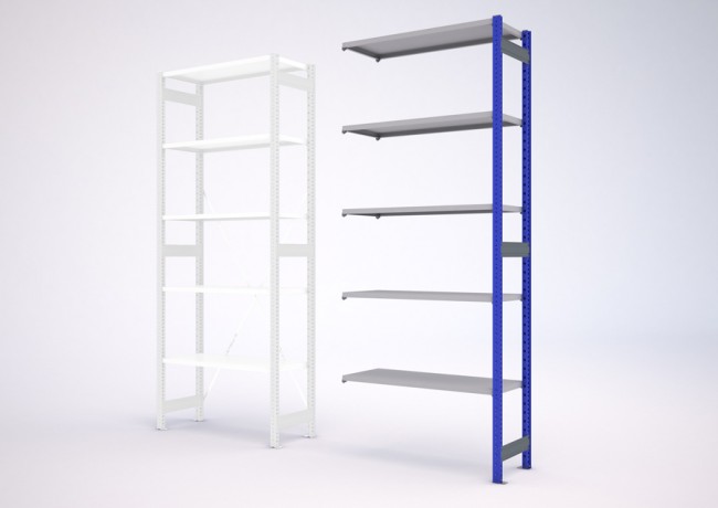 ESD policový regál 2500/1030/320mm - přídavné pole