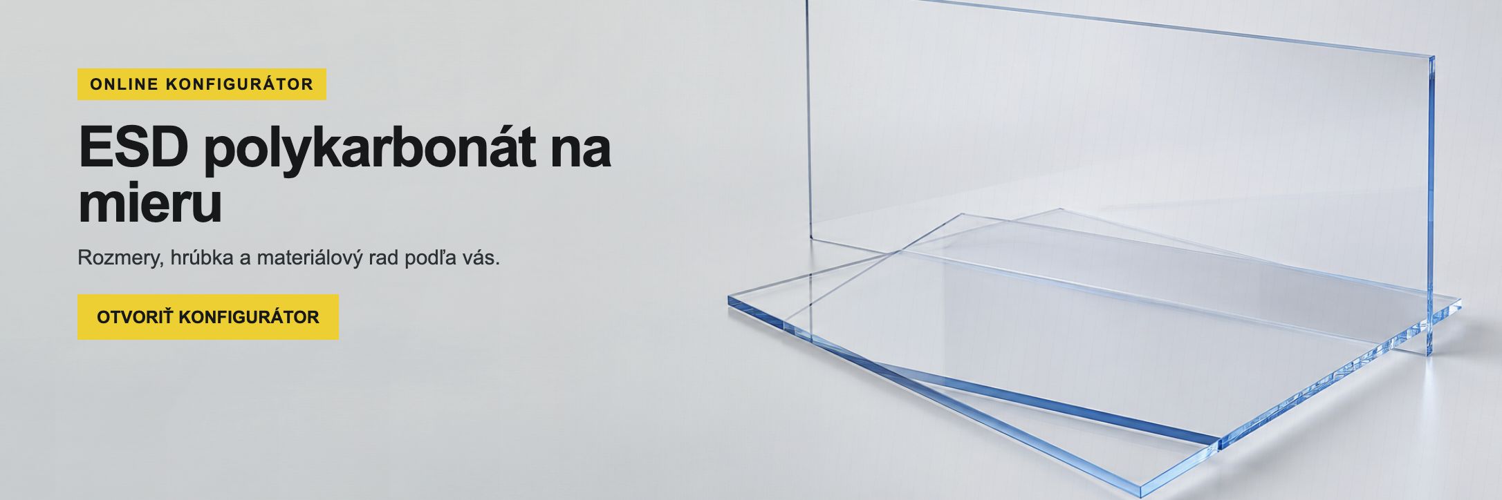 Konfigurátor ESD polykarbonátu na mieru